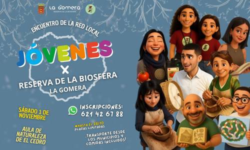 Imagen de El Encuentro de la Red Local de Jóvenes de la Reserva de la Biosfera conectará a la juventud gomera con la naturaleza y la acción sostenible